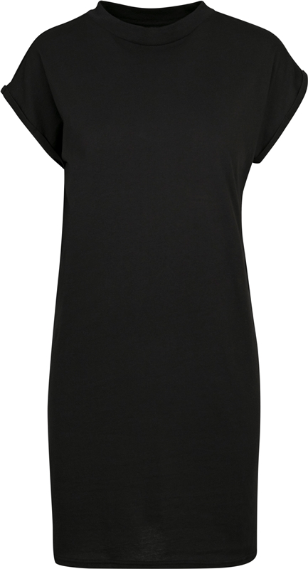 T-shirt Dress with stand-up collar